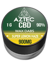 Super Lemon Haze 1g CBD Wax by Aztec CBD 900mg - Distrovx
